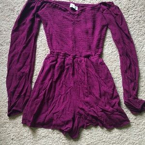 Off the shoulder Romper